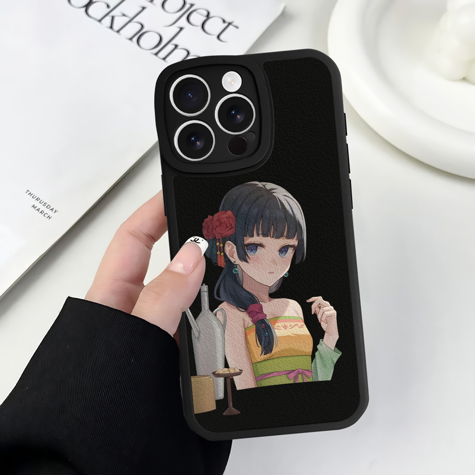薬屋のひとりごと The Apothecary Diaries 【iPhone 16シリーズ対応】シリコンスマホケース（レザー調） 材質：シリコン